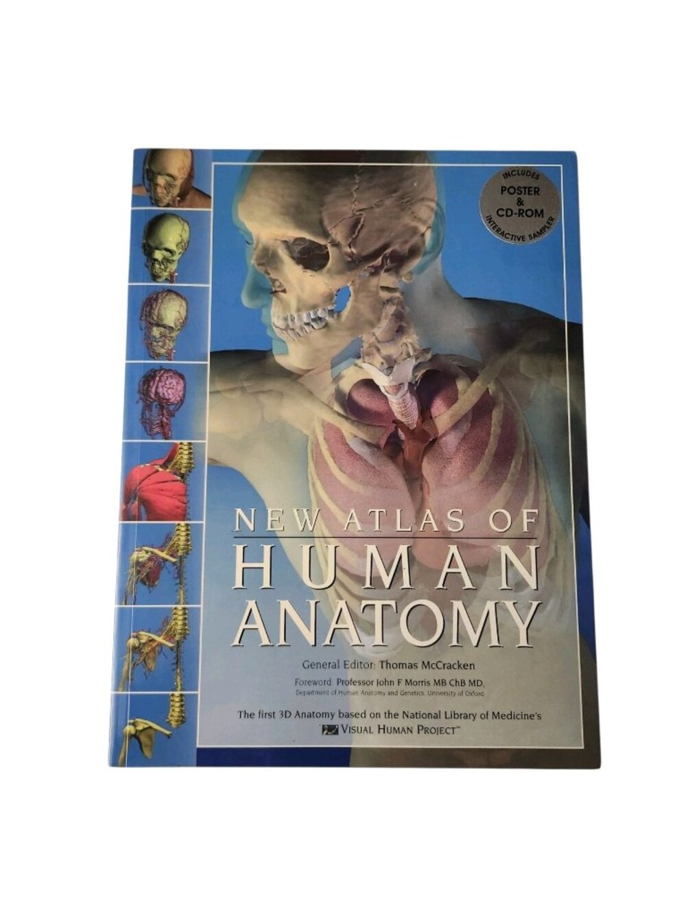 Vintage 1999 The New Atlas of Human Anatomy with CDROM And Poster